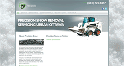 Desktop Screenshot of precisiongroup.ca